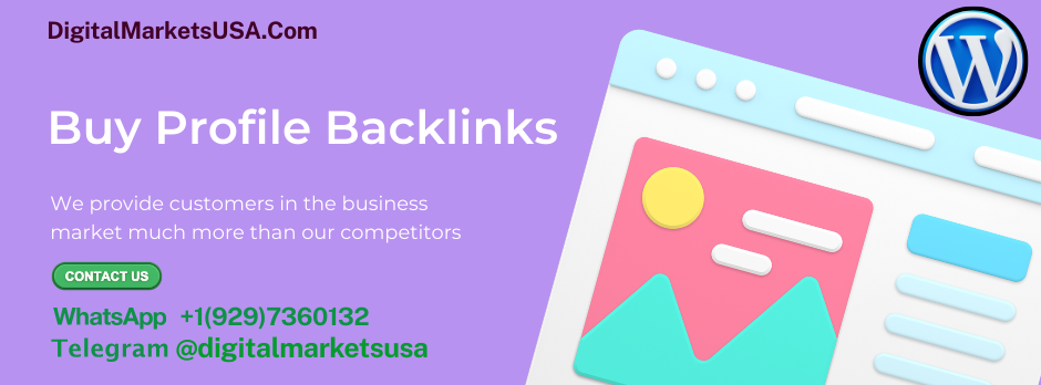 Buy High Quality SEO Profile Backlinks